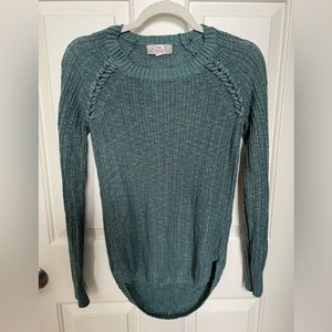 Pink Republic light green/teal sweater, Sz. M. Lightly worn. Make offer!!